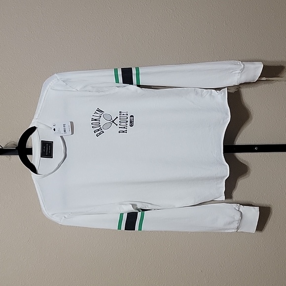 NWOT Retro Brand Brooklyn Raquet Club Long Sleeves Tee - Picture 2 of 8